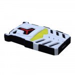 Wholesale iPhone 4 4S 3D Transformer Hybrid Case (White-Black)